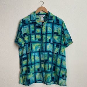Square Pattern Blouse Size Large